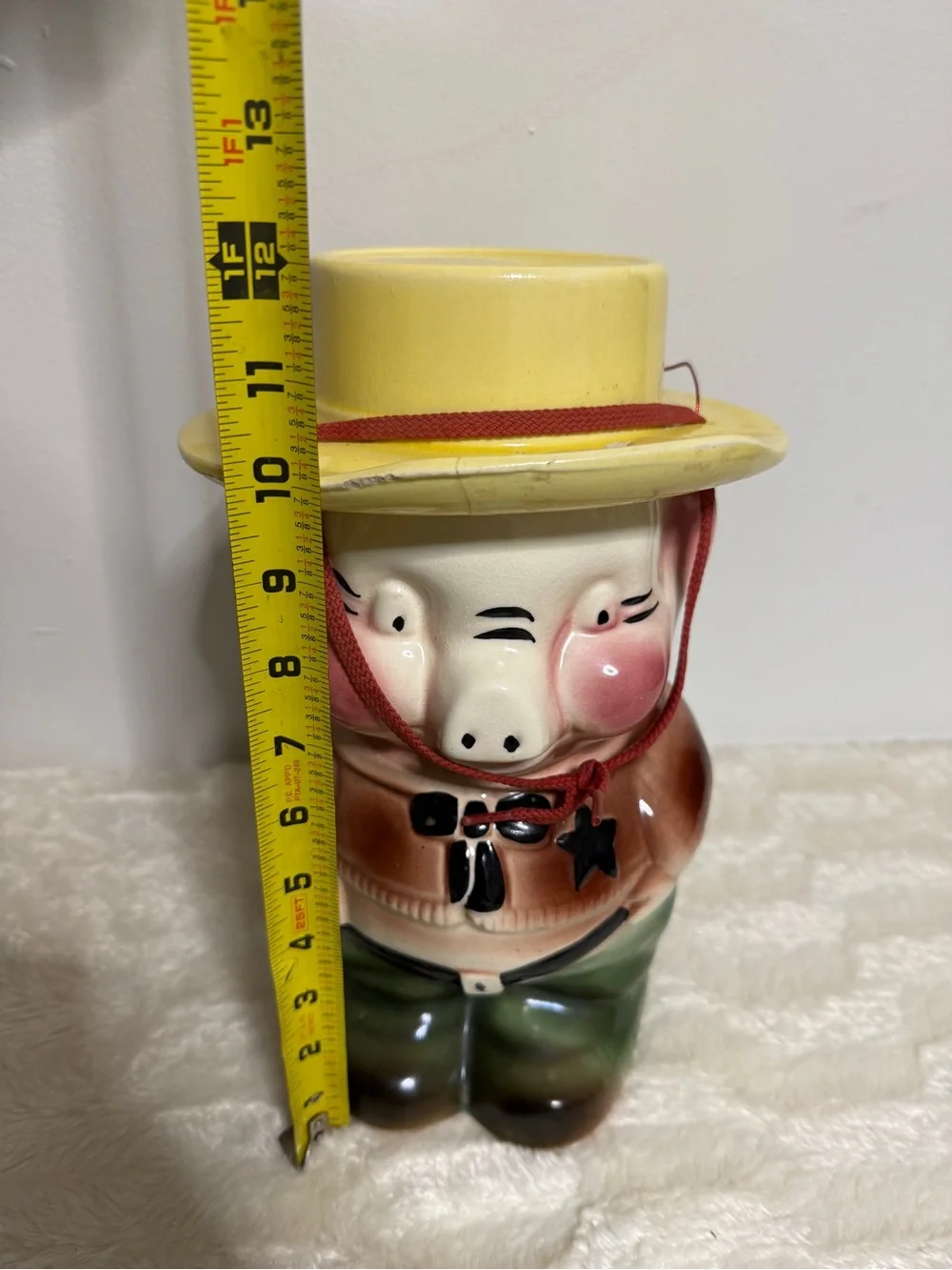 Robinson Ransbottom Cookie Jar Sheriff Pig Roseville RRP